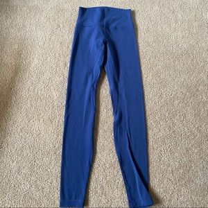 Lululemon Align Pant 28” Size 4 Gatsby Blue